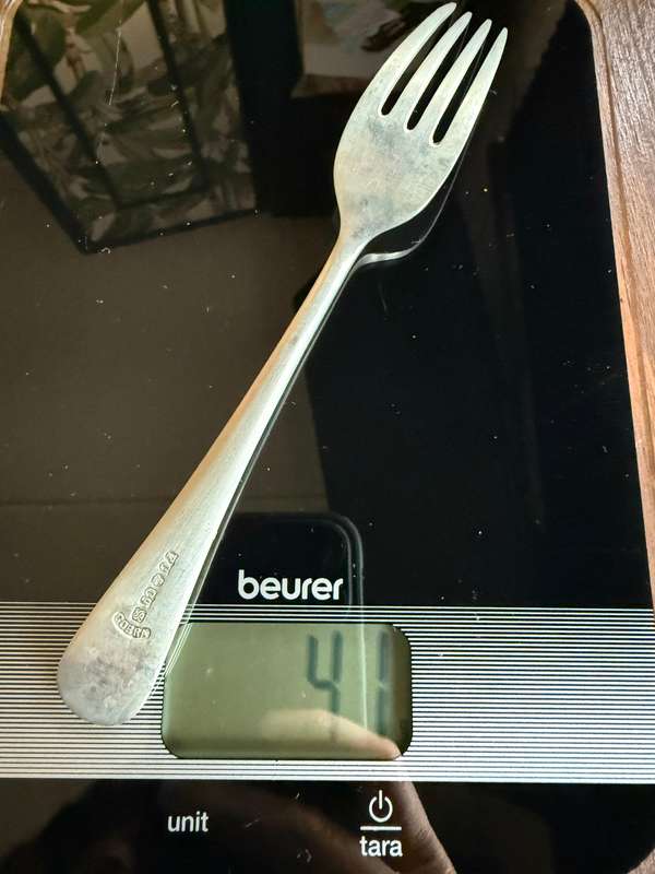 4 Silver Forks  189 GRAMS TOTAL