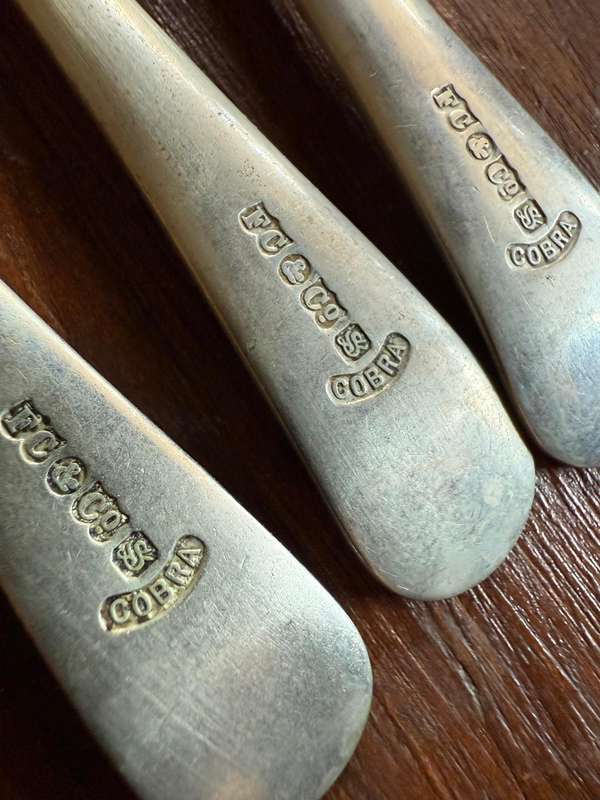 4 Silver Forks  189 GRAMS TOTAL