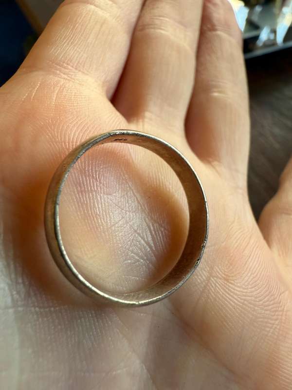925 STERLING SILVER RING - PLAIN BAND