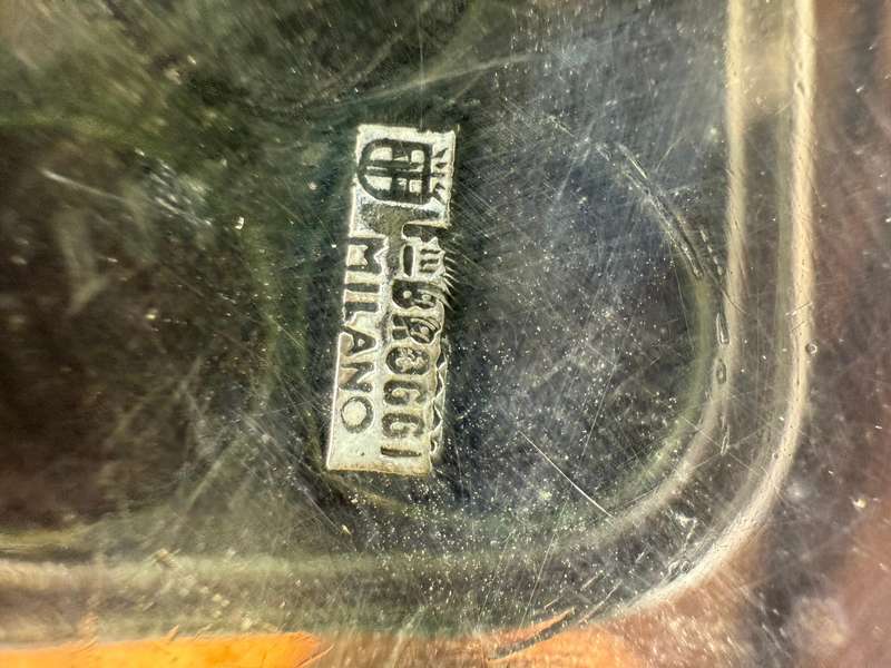BOGGI MILANO Antique Italian Royal Silver Sugar Pot 668 grams with Roayl emblem