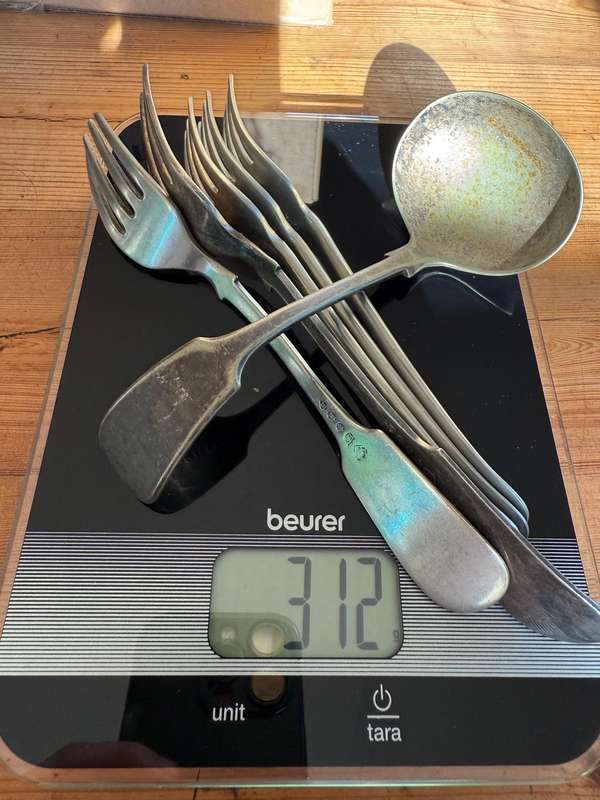 STERLING SILVERWARE 312 GRAMS TOTAL