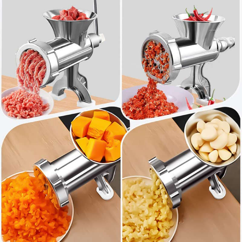 Manual meat and veg mincer
