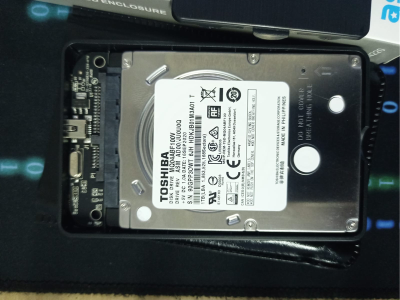 Toshiba 1TB + Astrum Enclosure