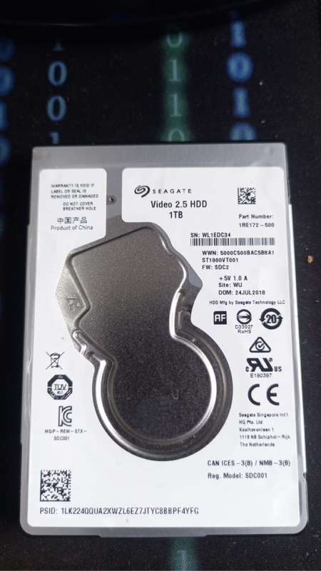 1TB hard drives