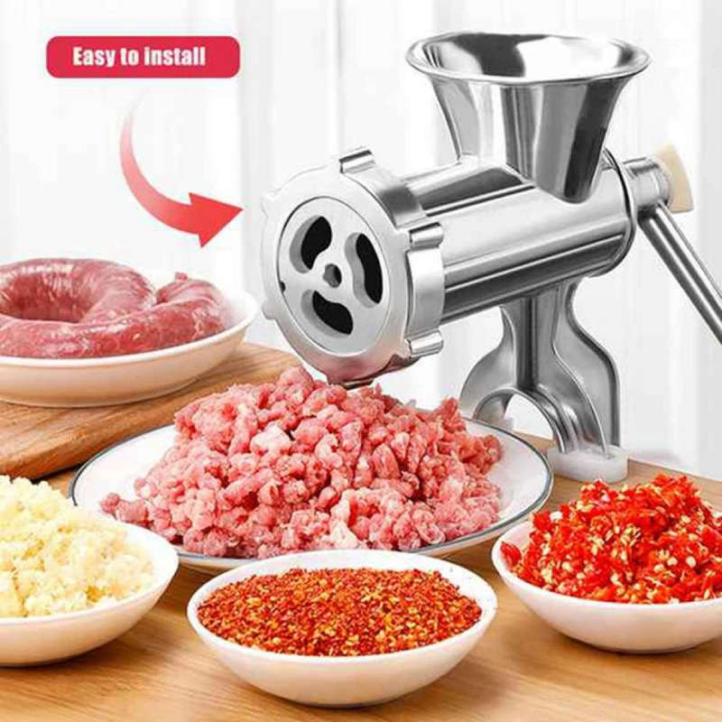 Manual meat and veg mincer