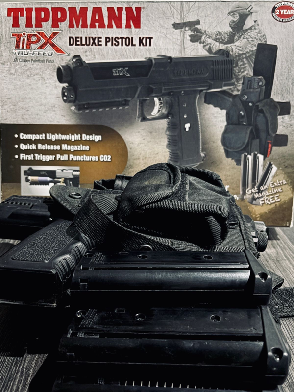 *** BEAST KIT *** Tippmann TIPX DELUXE PISTOL For Self Defence