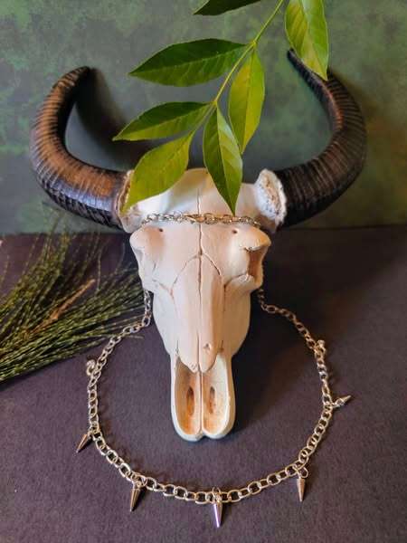 Gothic Rivet Necklace