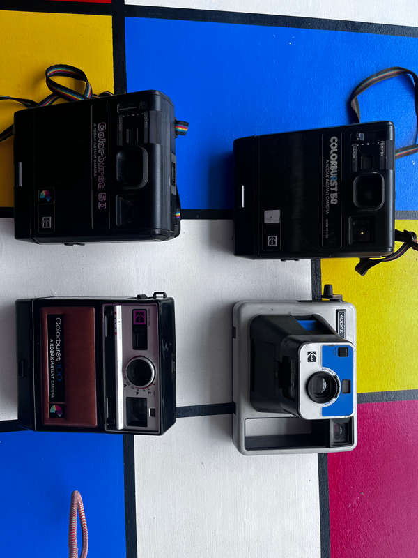 Vintage Kodak Instant Camera Bundle  4 Classic Cameras!