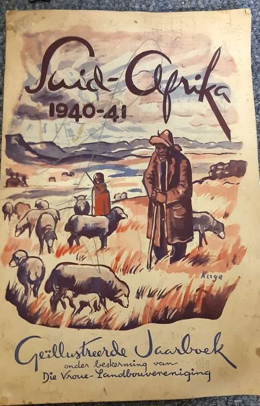 Unieke en rare versamelstuk!  WW2 1940-1941 Suid Afrika Geillustreerde Jaarboek