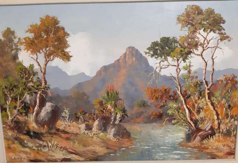 Beautiful Large Painting by EB King