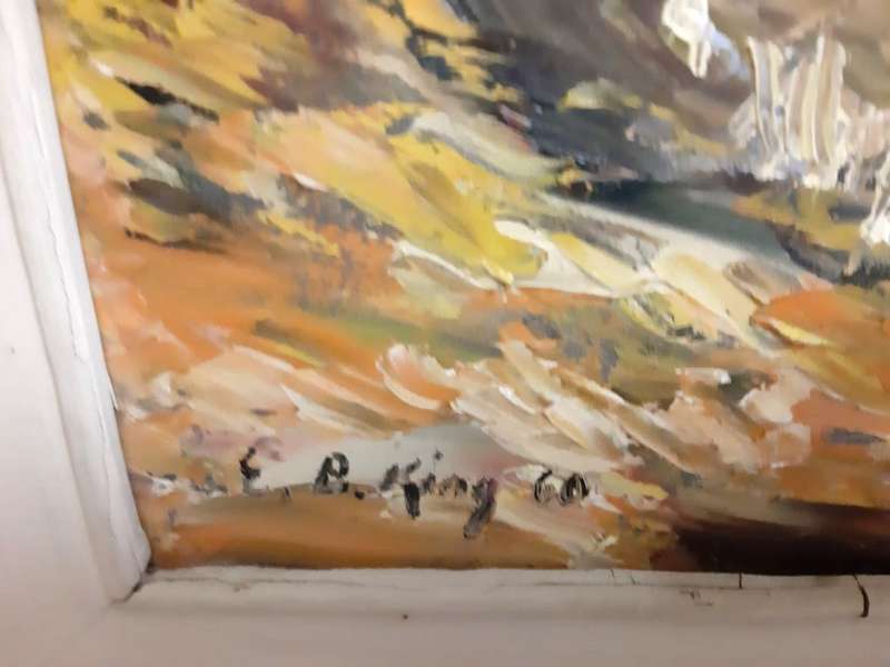 Beautiful Large Painting by EB King