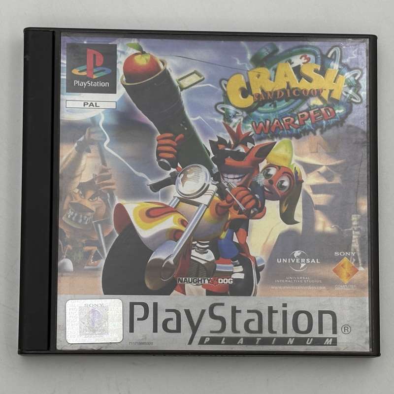 Crash Bandicoot 3: Warped (PS1 - Platinum)