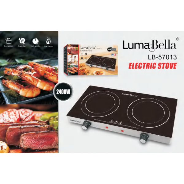 LumaBella LB-57013 infrared cooker  fast and safe cooking.