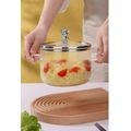2 Pack-Cute Bear Transparent Glass Soup Pot