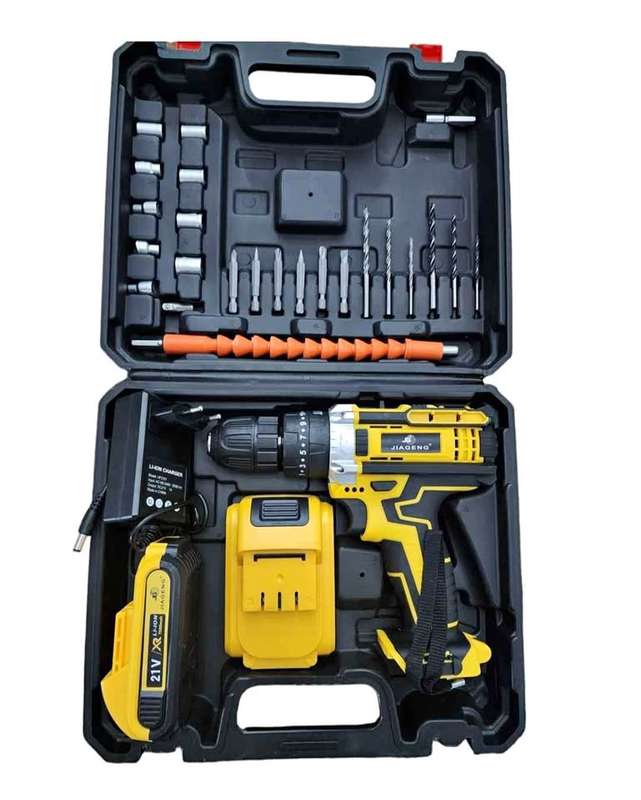 Rechargeable lithium_lon hammer drill and screw driver set
