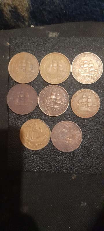 Old south african collection coins