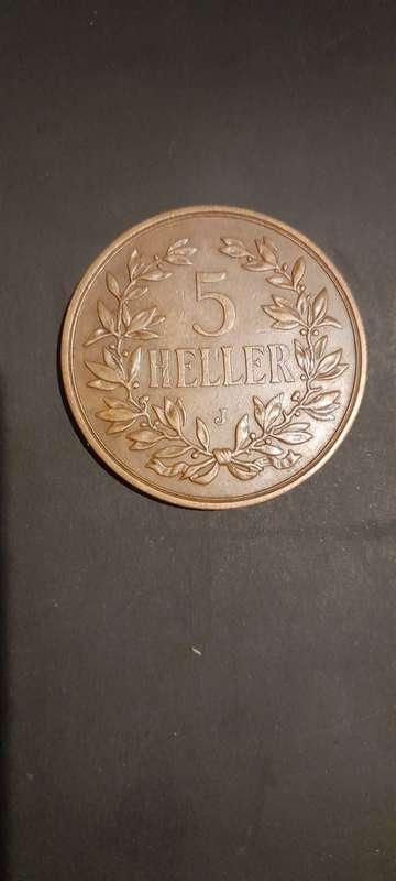 1909 deutsch ostafrika 5heller