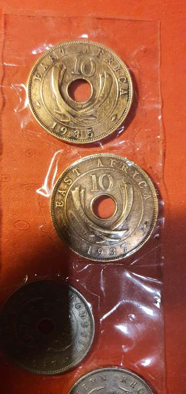 East africa,southern rhodisia coins,east africa uganda coins
