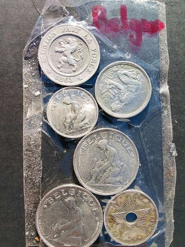 Old Belgium coins