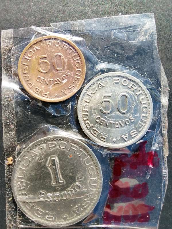 Old Portuguese Mozambique coins