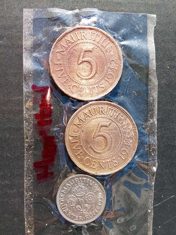 Mauritius rare coins