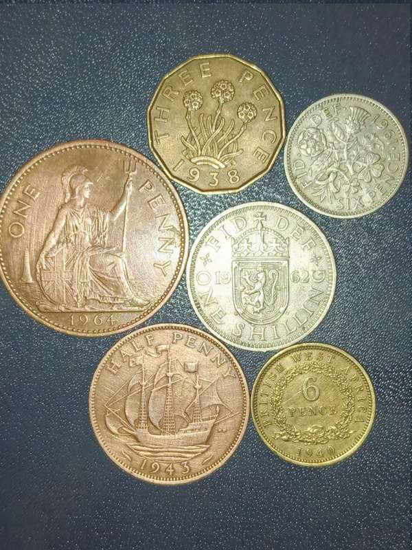 Old U.K coins