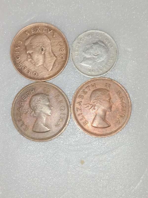 Old collectors south african coins