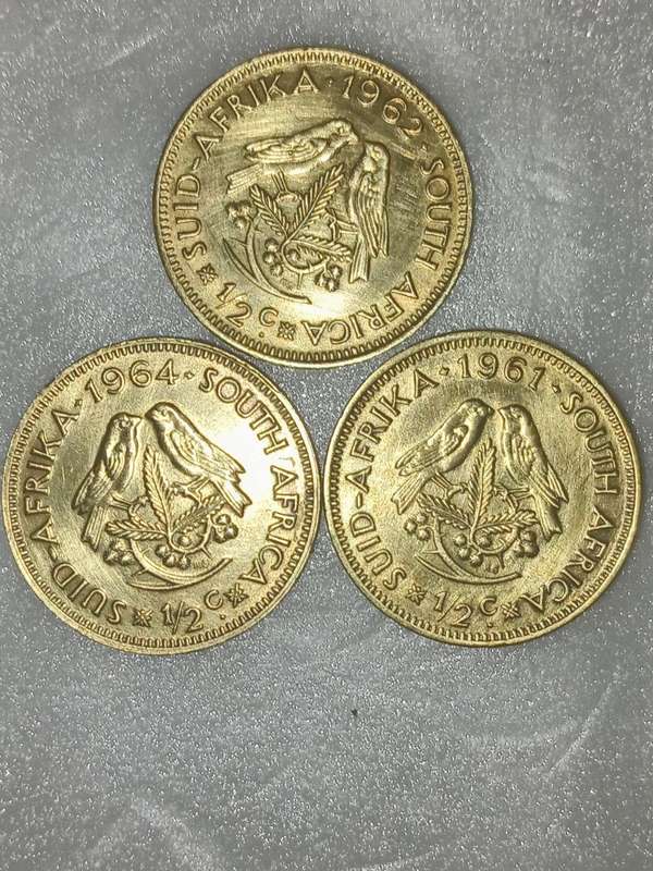 Old collectors south african coins