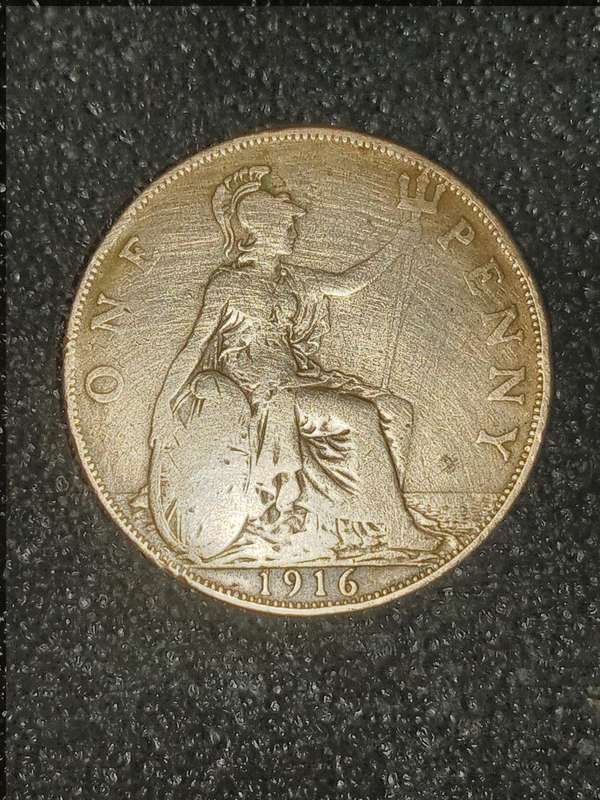 1900 UK penny
