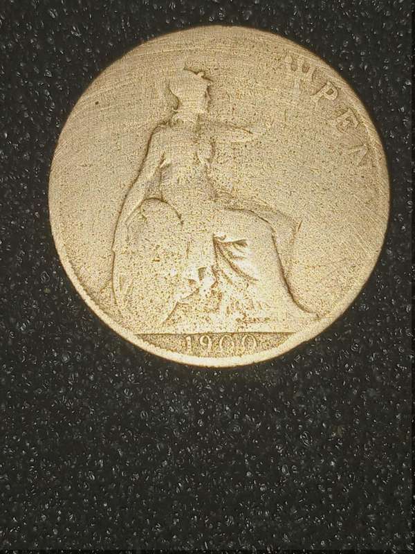 1900 UK penny