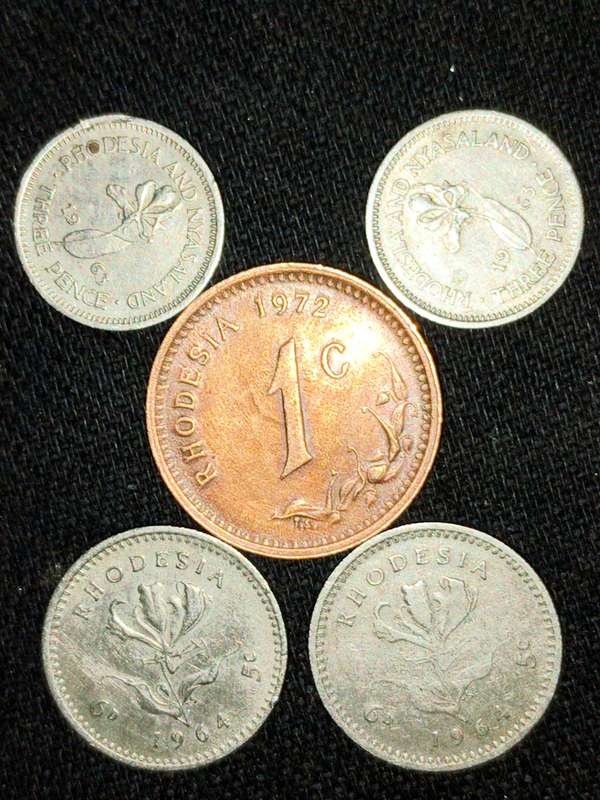 Old Rhodesia collectors coins