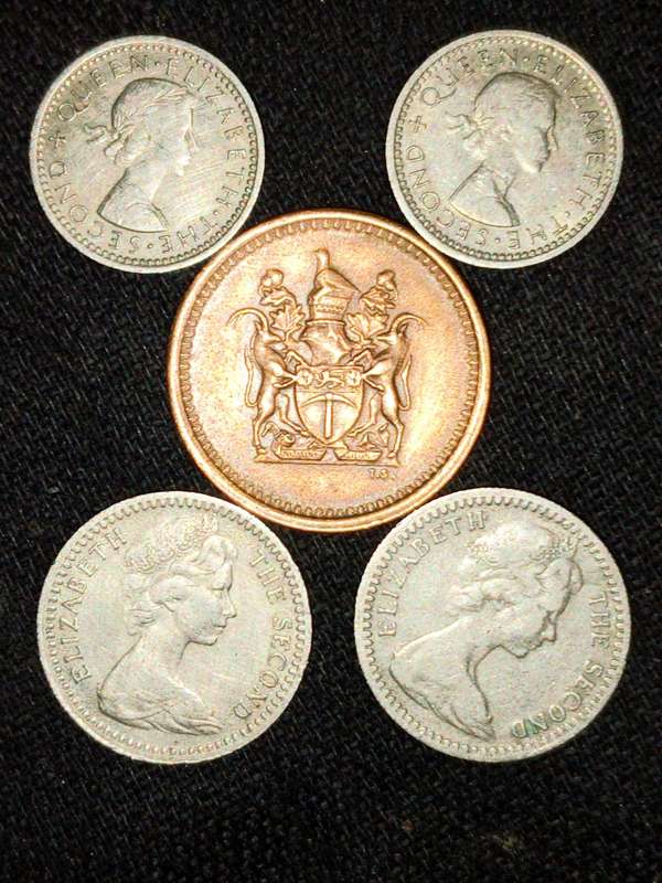 Old Rhodesia collectors coins