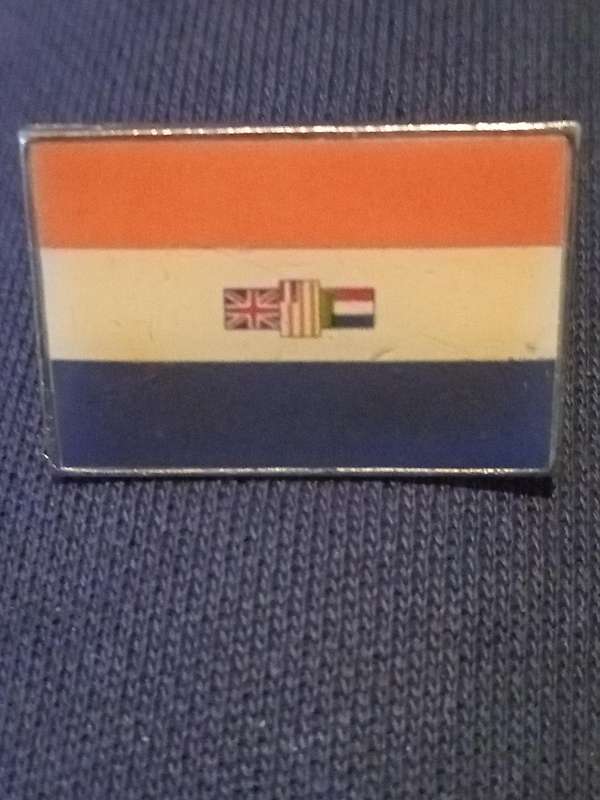 South african army cadet pocket flash/fob badge SADF south african flag original