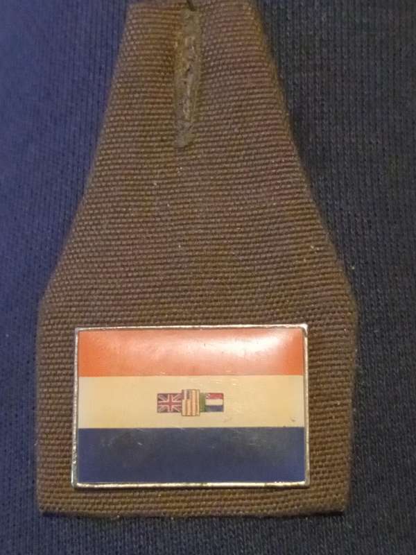 South african army cadet pocket flash/fob badge SADF south african flag original