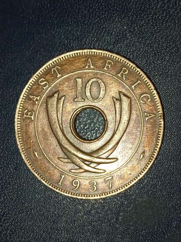 Old collectors east african coins
