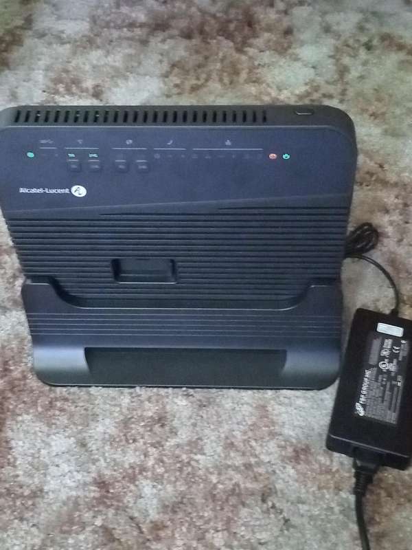 Alcatel lucent high speed xDSL wifi router