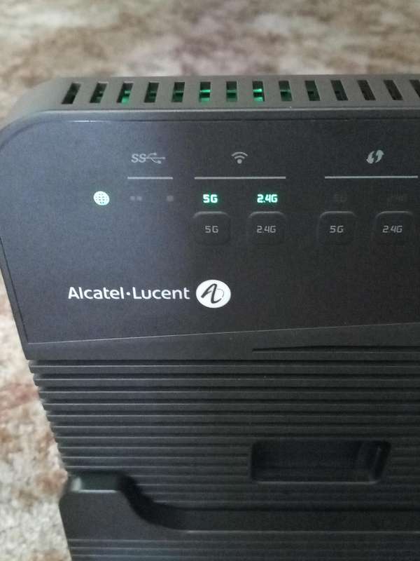 Alcatel lucent high speed xDSL wifi router