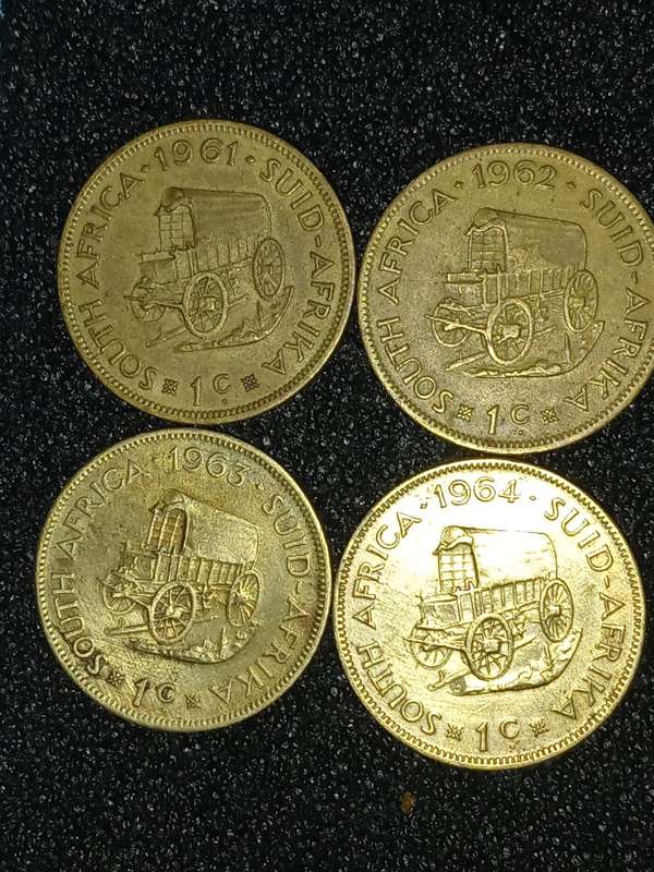 Old collectors South African rare coins