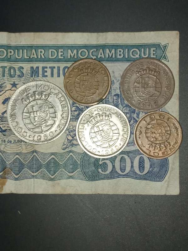 African old collectors coins,Portuguese Mozambique, angola