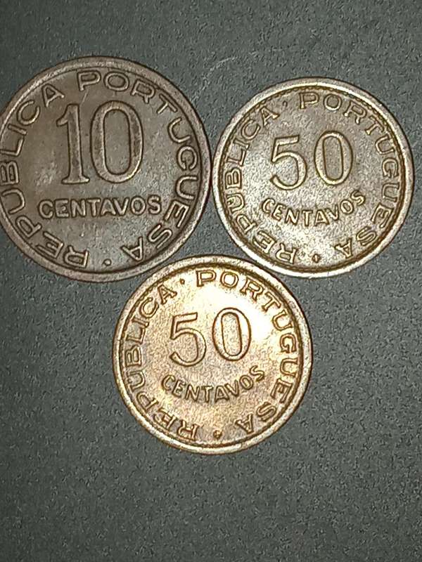 African old collectors coins,Portuguese Mozambique, angola