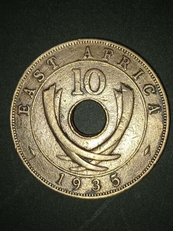 Old african coins,east africa