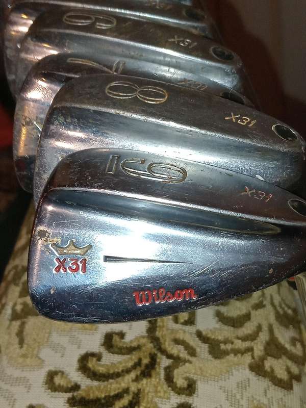 Vintage golf clubs,wilson x31