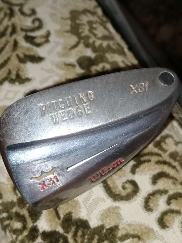 Vintage golf clubs,wilson x31