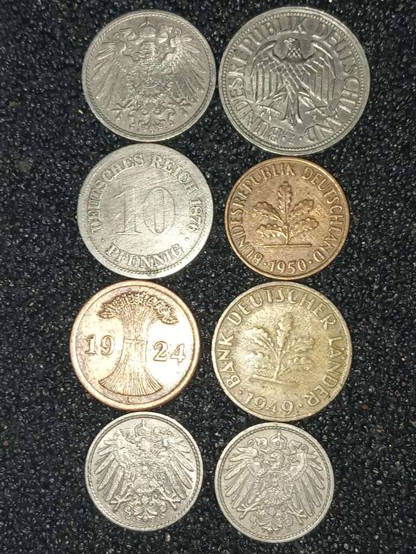 Old collectors deutch coins