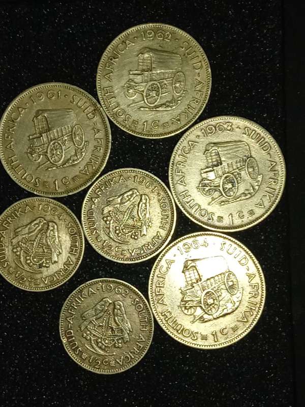 Old south african coins,very good condition