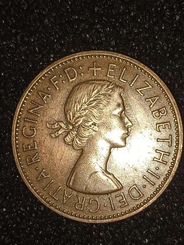 1866+1966 UK 1penny coins