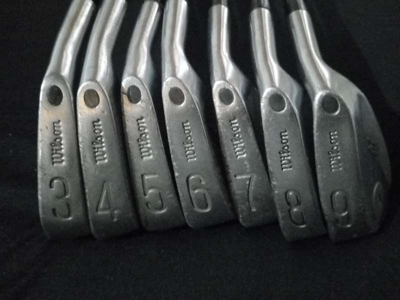 Wilson 1200 golf clubs, irons set 2-9