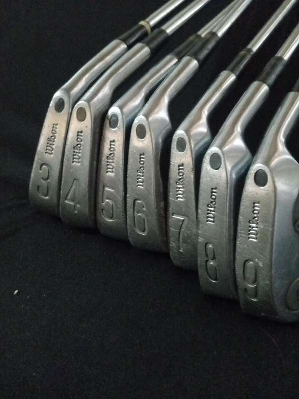 Wilson 1200 golf clubs, irons set 2-9