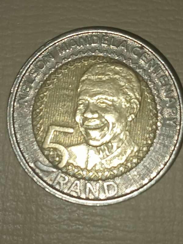 South african commemorative set R5 coins