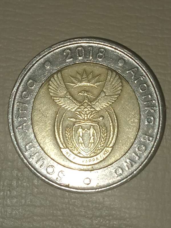 South african commemorative set R5 coins